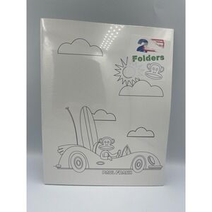 Paul‎ Frank Julius Monkey Poly Folder 3-Hole Mead School Portfolio 2011